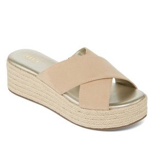 NEW! a.n.a. Erin Wedge Platform Sandals